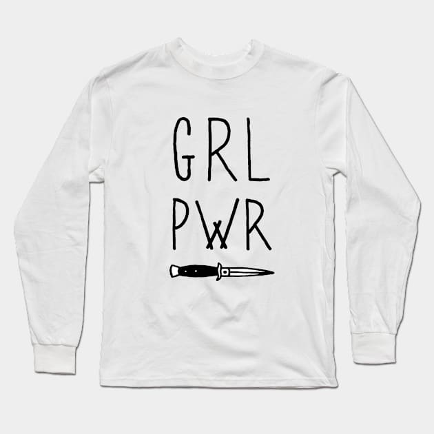 GRL PWR! Long Sleeve T-Shirt by LadyMorgan